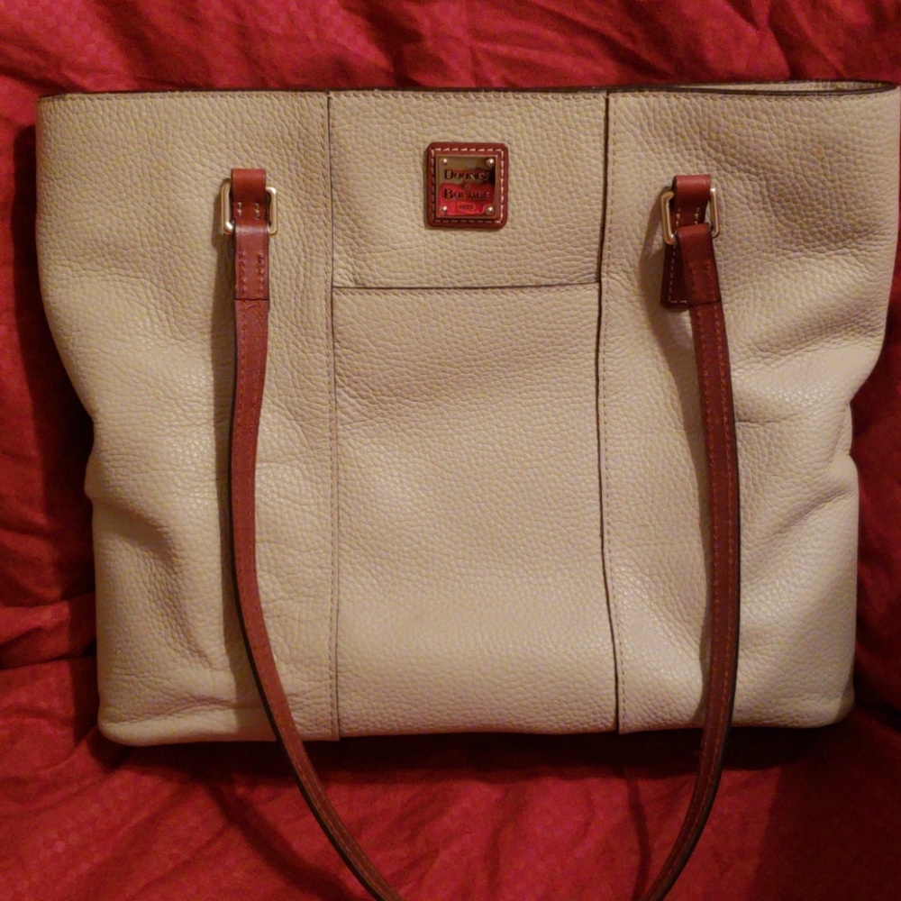 Authentic Dooney & Bourke leather tote